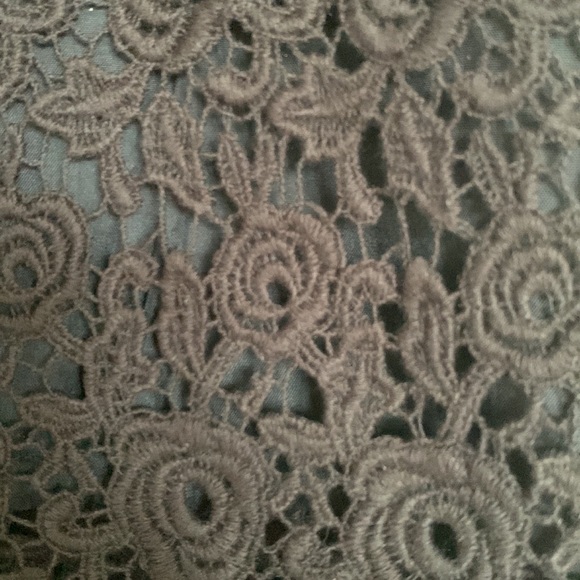 Anthropologie black lace pencil skirt - Picture 3 of 6
